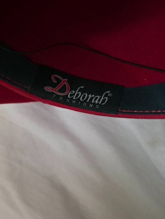 Deborah Fashions The Hat people Red Felt Hat main image 8